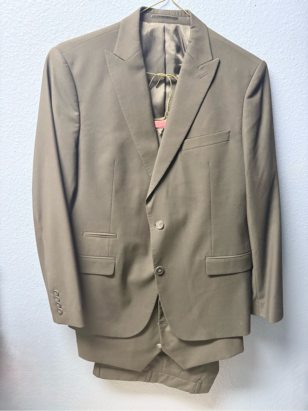 Classic Men's Black Three-Piece Suit
